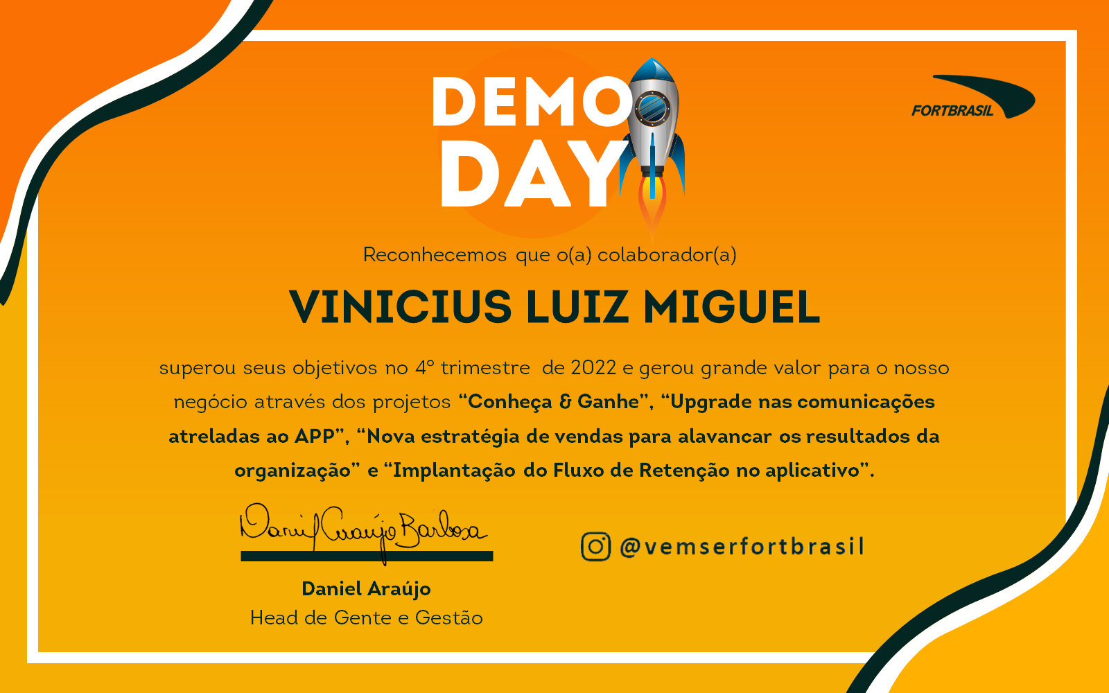 Certificado demoday 4 tri